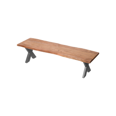 Live Edge Collection Bench