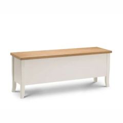 Julian Bowen Davenport Ivory Storage Bench