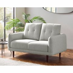 Julian Bowen Remy 2 seater Sofa in Light Grey