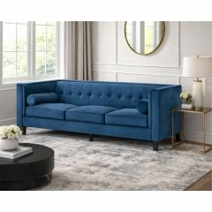 Lena 3 Seater Velvet Sofa - Choose Your Colour