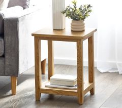 Julian Bowen Mallory Lamp Table in Oak