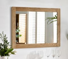 Julian Bowen Mallory Wall Mirror in Oak