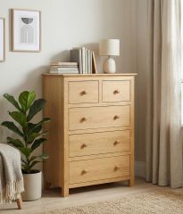 Keswick Oak 3+2 Chest of Drawers