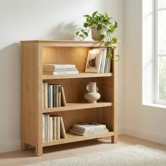 Keswick Oak 3ft Low Bookcase