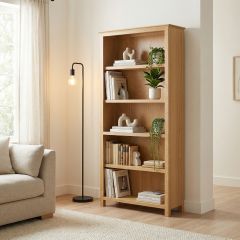 Keswick Oak 6ft Tall Bookcase