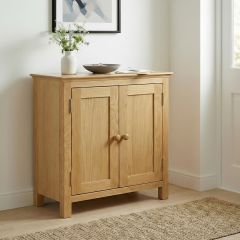 Keswick Oak Small 2 Door Cabinet