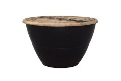 Mumbai Large Black Trunk Box