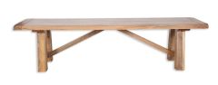 Patiala 175cm Dining Bench in Natural Wood