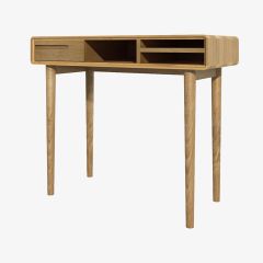 Scandic Small Computer Desk in Oak