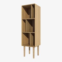 Scandic Narrow Cabinet in Solid Oak