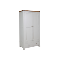 Boston French Grey Bedroom 2 Door Contemporary Grey Wardrobe