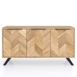 Haryana 3 Door Mango Wood Sideboard