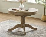 Julian Bowen Camille Limed Oak Extendable Dining Table