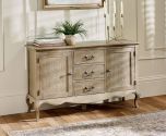 Julian Bowen Camille Large 2 Door 2 Drawer Sideboard in Limed Oak