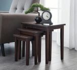 Julian Bowen Cleo Nest of Tables in Mahogany