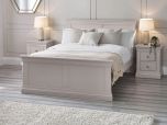 Julian Bowen Clermont King Sized Bed in Light Grey