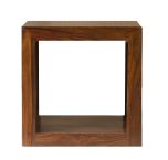 Agra 1 High Square Display Unit in Rosewood