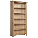 Dorset Oak Tall Bookcase in Solid Oak