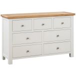 Dorset Ivory 3 Over 4 Drawer Chest Of Drawers