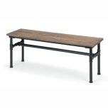 Julian Bowen Carnegie Bench in Mocha Elm