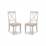 Julian Bowen Davenport Dining Chair in Elephant Grey - Set of 2
