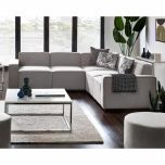 Julian Bowen Lago Combination Corner Sofa Set in Grey