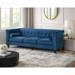 Lena 3 Seater Velvet Sofa - Choose Your Colour