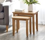 Julian Bowen Mallory Nest Of 2 Tables in Oak