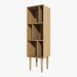 Scandic Narrow Cabinet in Solid Oak