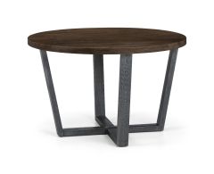 Julian Bowen Brooklyn Round Table in Dark Oak