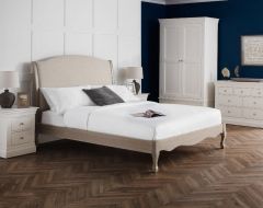 Julian Bowen Camille Bed in Oatmeal Linen