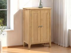 Julian Bowen Cotswold Shoe Cupboard in Oak
