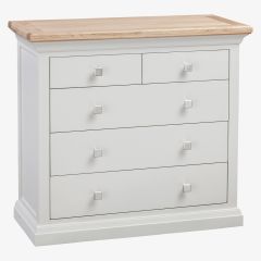 Cotswold 3+2 Chest of Drawers in Solid Oak