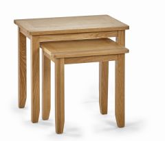 Julian Bowen Mallory Nest Of 2 Tables in Oak