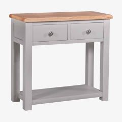 Diamond Hall Table in Solid Oak