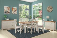 Dorset Ivory Medium Extending Dining Table