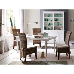 Provence French Country Dining Table in Classic White