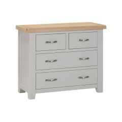 Berkshire 2+2 Chest of Drawers in Moon Grey