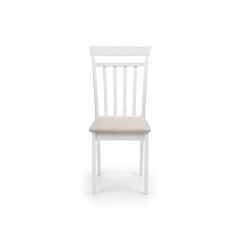 Julian Bowen Coast Dining Chair in White - Set of 2