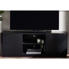 Julian Bowen Louis Fluted Media Unit in Black