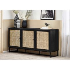 Julian Bowen Padstow Sideboard in Black