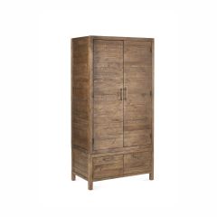 Julian Bowen Heritage 2 Door Wardrobe in Cashew