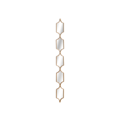 Square Decorative Hanging Collage Mirror In Gold