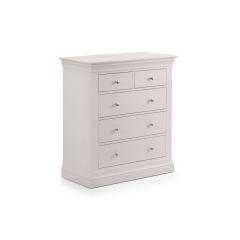 Julian Bowen Clermont 3+2 Chest of Drawers in Light Grey