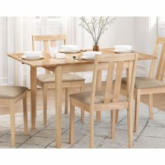 Julian Bowen Rufford Dining Table in Natural Wood
