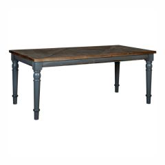 Henley Fixed Top Dining Table in Grey