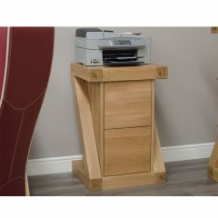 Solid Oak Z Filing Cabinet