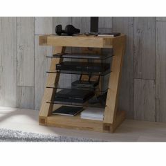 Z Hifi Unit in Solid Oak