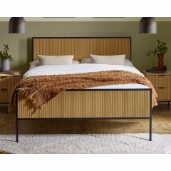 Julian Bowen Sia Oak Effect Bed Frame