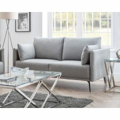 Julian Bowen Rohe Grey Sofa - Choose Your Size